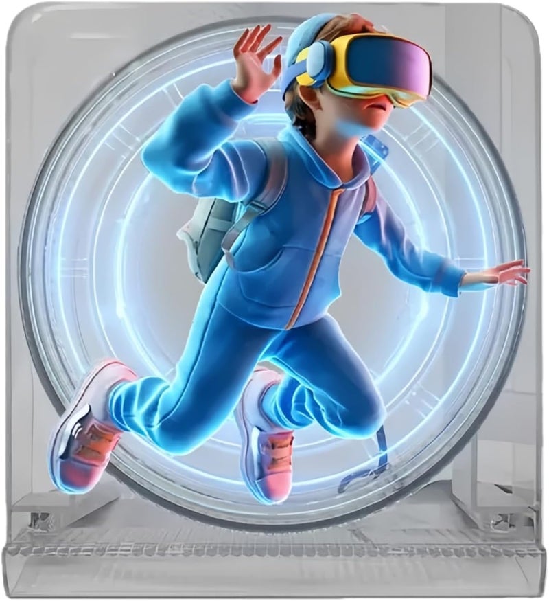 Tangxi 5.5 Inch 3D Hologram Fan, 2000x128 Resolution Holographic Projector with 128 LED Beads APP Control, for Shop Party Bar Advertising Display - Image 1